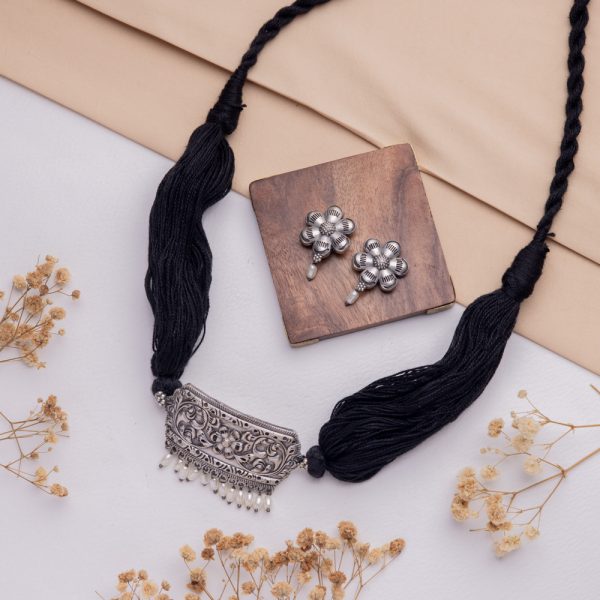 Antique Jewellery Necklace and Earrings - JJCN232